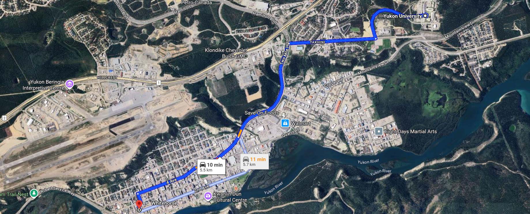 hawkins street downtown whitehorse