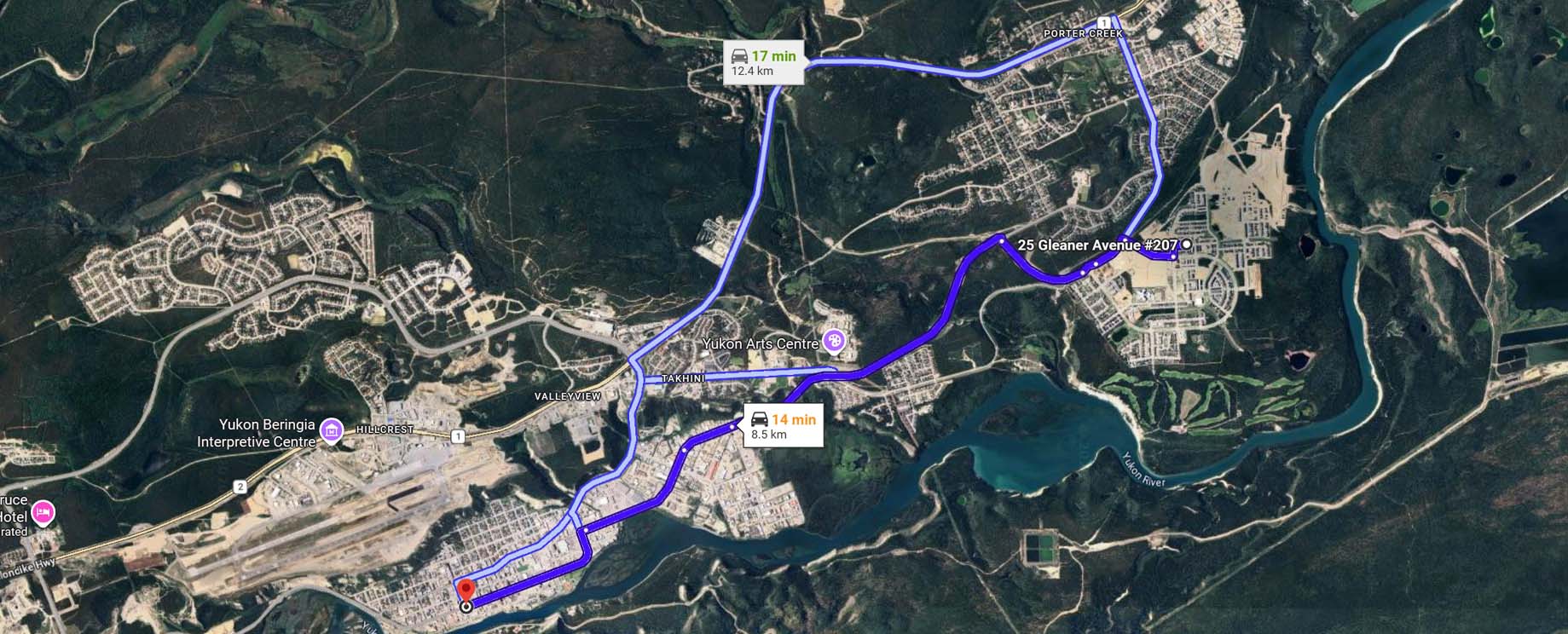 25 gleaner avenue to downtown whitehorse 25 gleaner avenue to downtown whitehorse